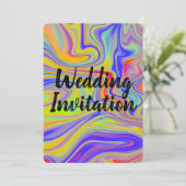 レインボーマーリング結婚式招待状 招待状