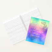 [レインボーミスト]蝶セレニティ祈りの言葉ジャーナル ノートブック (内部)