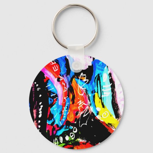 レインボーミックスド キーホルダー (正面)