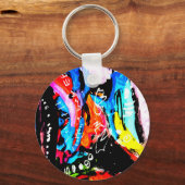 レインボーミックスド キーホルダー (正面)