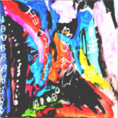 レインボーミックスド シール (正面)