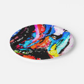 レインボーミックスド ペーパープレート (アングル)