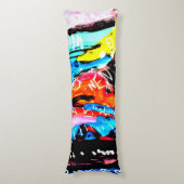 レインボーミックスド ボディピロー (正面縦)