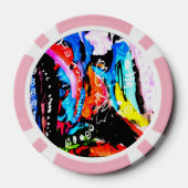 レインボーミックスド ポーカーチップ (裏面)