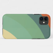 レインボーミニマリストストライプズハンドメイド Case-Mate iPhoneケース (裏面(横))