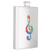 レインボーミュージカル鍵トレブルクレフ、 音符記号 フラスク (右)