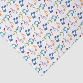 レインボーミュージックノートティッシュペーパー 薄葉紙 (詳細)