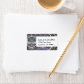 レインボーメタルカラーの木 ラベル (インサイチュ)