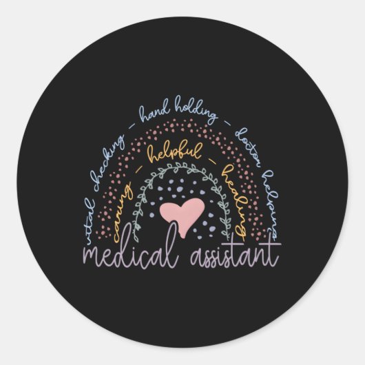 レインボーメディカルアシスタント ラウンドシール (正面)