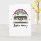 レインボーメモリー カード (黄色い花)