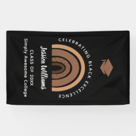 レインボーメラニンブラックエクセレンス学年卒業 横断幕