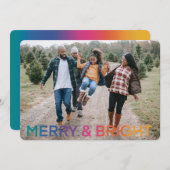 レインボーメリーと明るい写真 シーズンカード (正面/裏面)