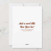 レインボーメリークリスマスを迎えるかわいいカタツムリ | シーズンカード (裏面)