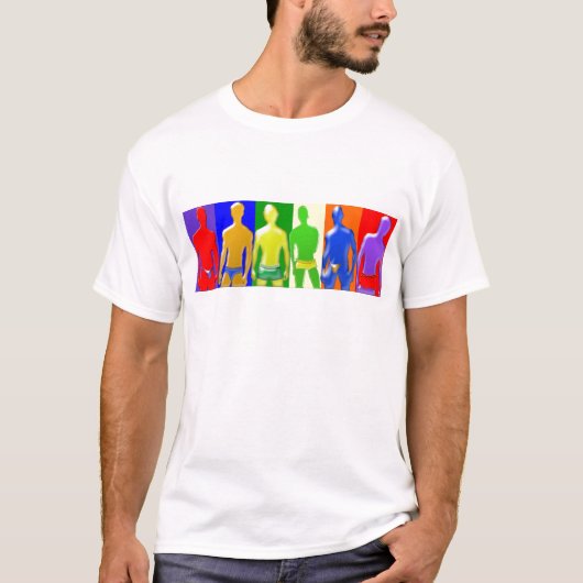 レインボーメン Tシャツ (正面)
