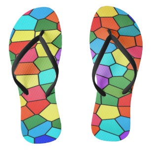 レインボーモザイクスビーチサンダル ビーチサンダル