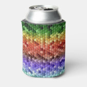 レインボーモザイクパターン 缶クーラー (缶裏面)