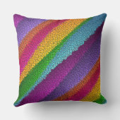 レインボーモザイク枕 クッション (裏面)