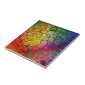 レインボーモザイク – ステンドグラスの外観 タイル (側面)