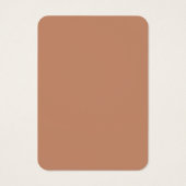 レインボーモダンアパーソナライズされたリング表示カード (裏面)