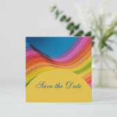 レインボーモダンウェーブの日付を保存 セーブザデート (スタンド正面)