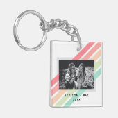 レインボーモダンカスタム1 – フォトギフト キーホルダー (正面左)