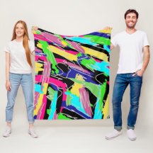 レインボーモダンカラーの抽象芸術