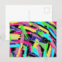 レインボーモダンカラーの抽象芸術