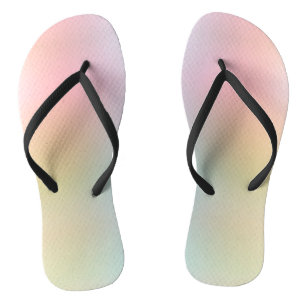 レインボーモダンカラートレンディーエレガントピンクレッド ビーチサンダル