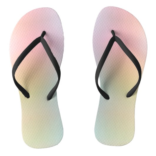 レインボーモダンカラートレンディーエレガントピンクレッド ビーチサンダル (ソール)