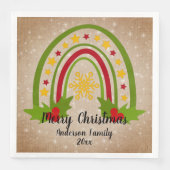 レインボーモダンクリスマスホリー20xx年文字 (正面)