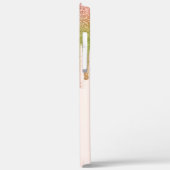 レインボーモダングリッタードリプスバラ金ゴールドモノグラム Case-Mate iPhoneケース (裏面 / 左)