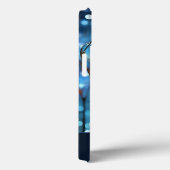 レインボーモダングリッター宝石モノグラムの Case-Mate iPhoneケース (裏面 / 右)