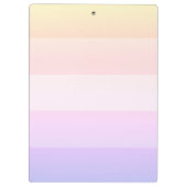 レインボーモダンスストライプ・スクリプト名クリップボード クリップボード (裏面)