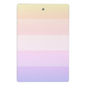 レインボーモダンスストライプ・スクリプト名クリップボード ミニクリップボード (裏面)