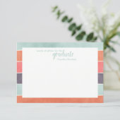 レインボーモダンストライプアドバイスカード アドバイスカード (スタンド正面)