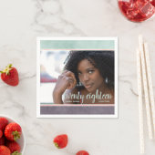 レインボーモダンストライプ紙ナプキンス スタンダードカクテルナプキン (インサイチュ)