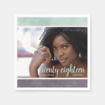 レインボーモダンストライプ紙ナプキンス