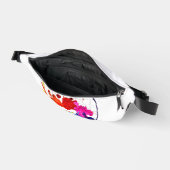 レインボーモダンストライプLGBT ファニーパック (見開き)