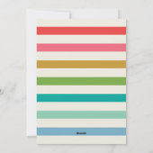 レインボーモダンタイポグラフィシンプルフォトホリデイ シーズンカード (裏面)