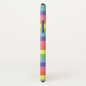 レインボーモダンハートフォトスクリプト名モノグラム Case-Mate iPhoneケース (裏面/右)