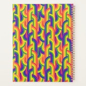 レインボーモダンパターン プランナー手帳 (裏面)