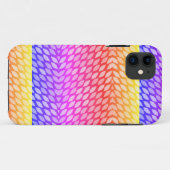 レインボーモダンパターンiPhoneケース Case-Mate iPhoneケース (裏面(横))