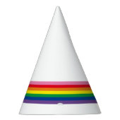 レインボーモダンパーティーハット パーティーハット (右)
