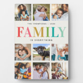 レインボーモダンファミリーがフォトコラージュ フォトプラーク (正面)