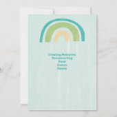 レインボーモダンファミリーギャザリングBBQピクニック懇親会 招待状 (裏面)