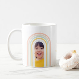 レインボーモダンフォト コーヒーマグカップ