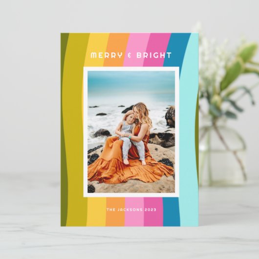 レインボーモダンメリーと明るい垂直 シーズンカード (スタンド正面)