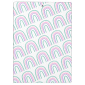 レインボーモダン先生パーソナライズされたクリップボード クリップボード (裏面)