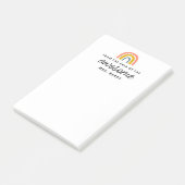 レインボーモダン・オブ・先生 ポストイット (アングル)