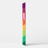レインボーモダン カラフル| LGBTストライプゲイプライド Case-Mate iPhoneケース (裏面 / 右)